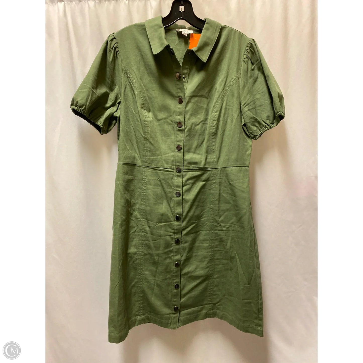 Dress Casual Midi By Loft In Green, Size: 10