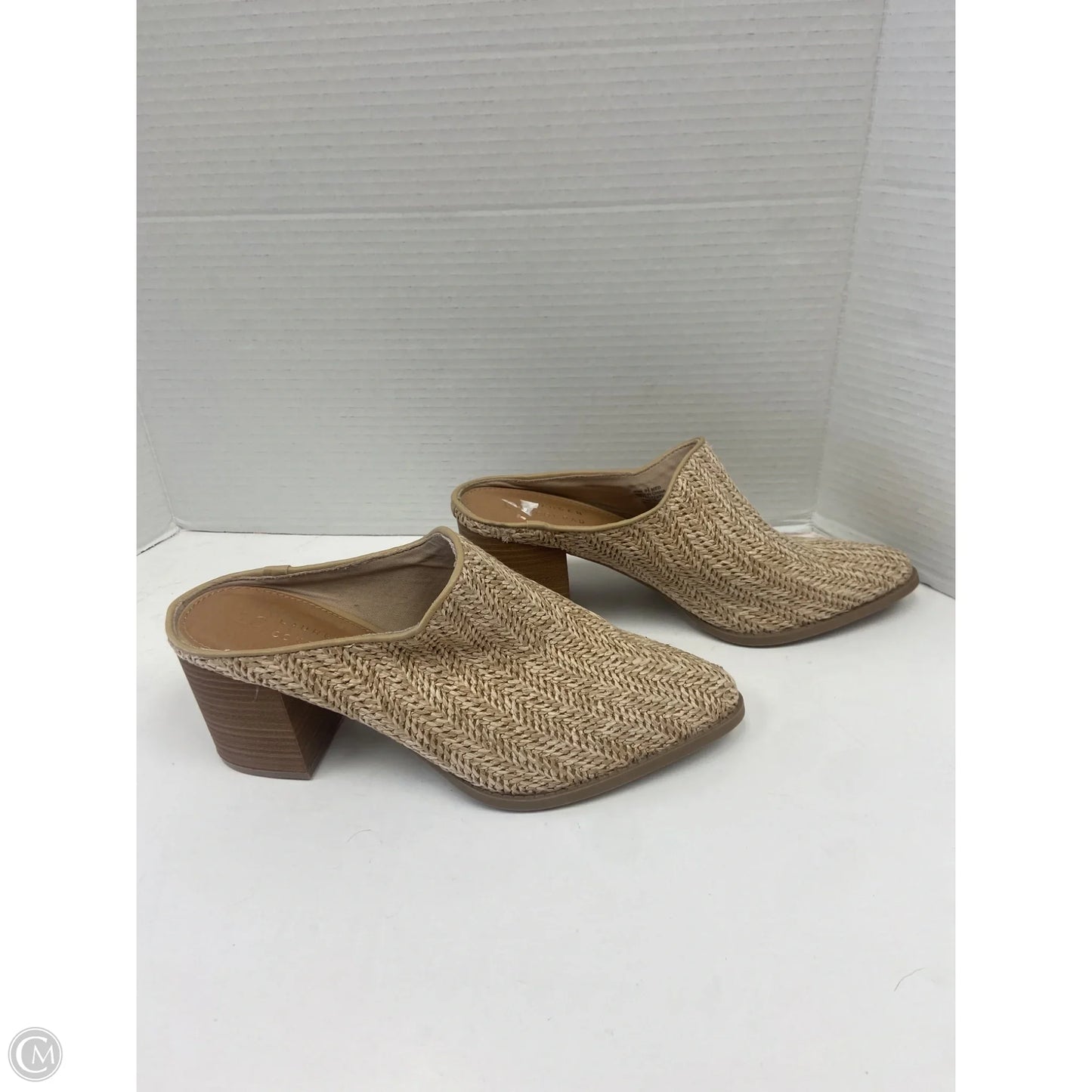 Shoes Heels Block By Lc Lauren Conrad In Tan, Size: 9.5