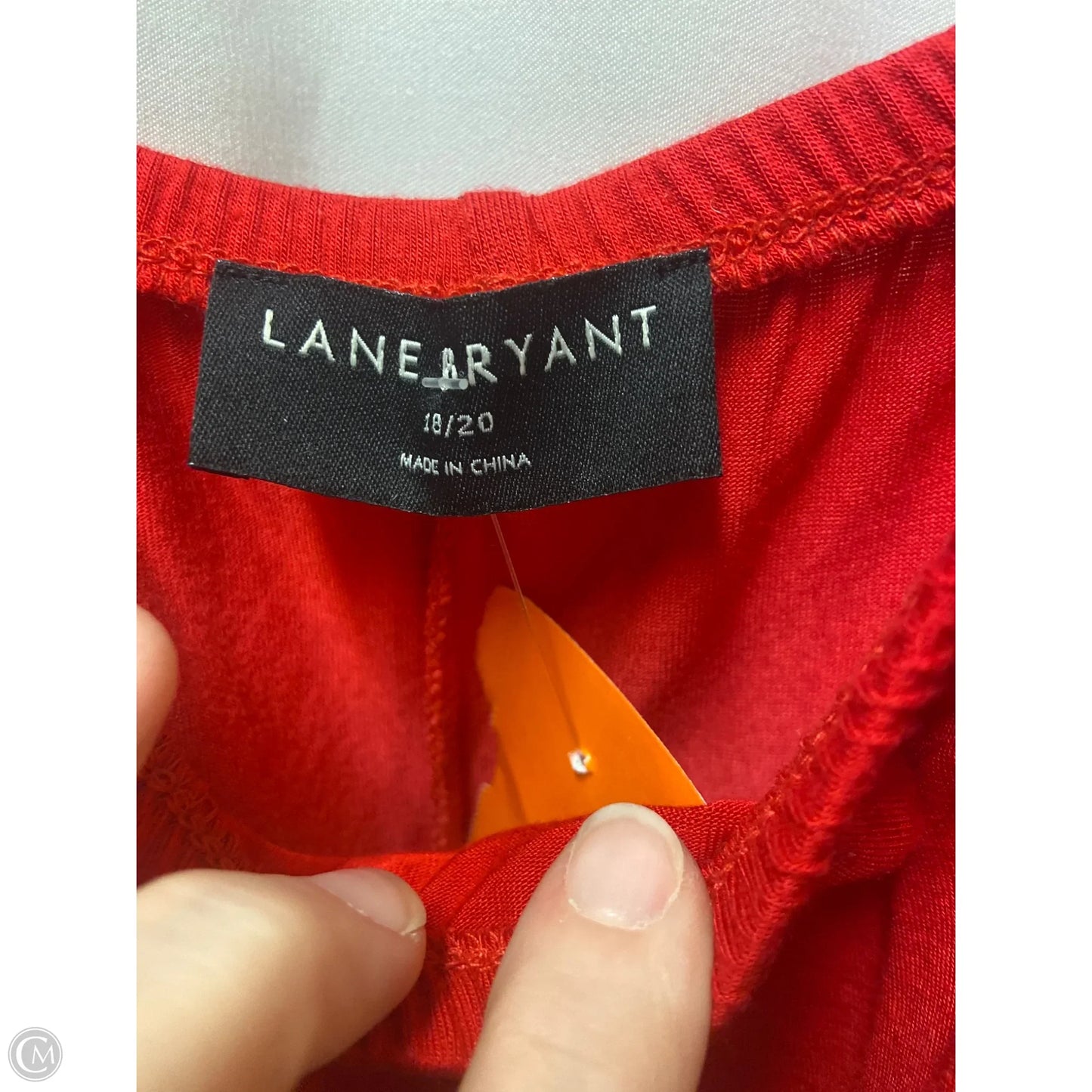 Tank Top By Lane Bryant In Red, Size: 1x