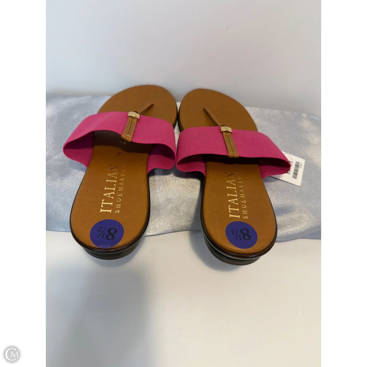 Sandals Flats By Italian Shoemakers In Pink, Size: 8.5