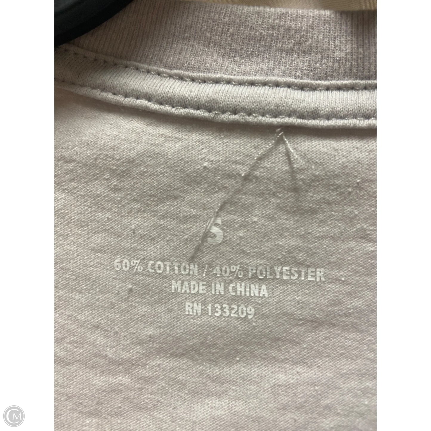 Top Short Sleeve By Clothes Mentor In Grey, Size: S