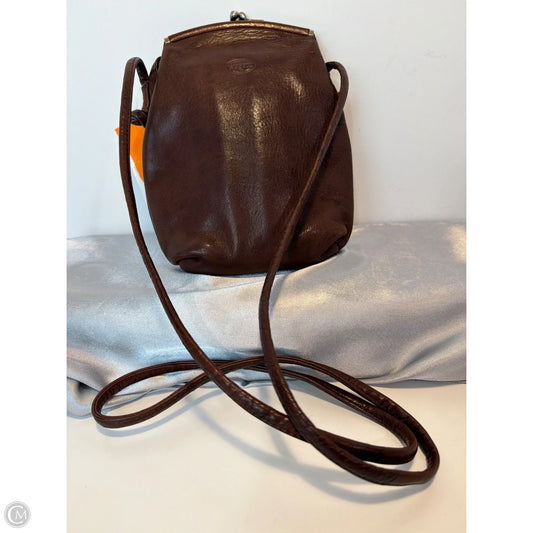 Crossbody Leather By Fossil, Size: Small