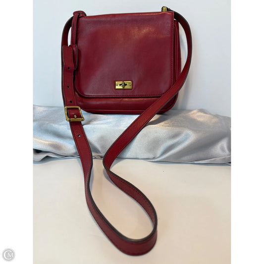 Crossbody Leather By Fossil, Size: Small