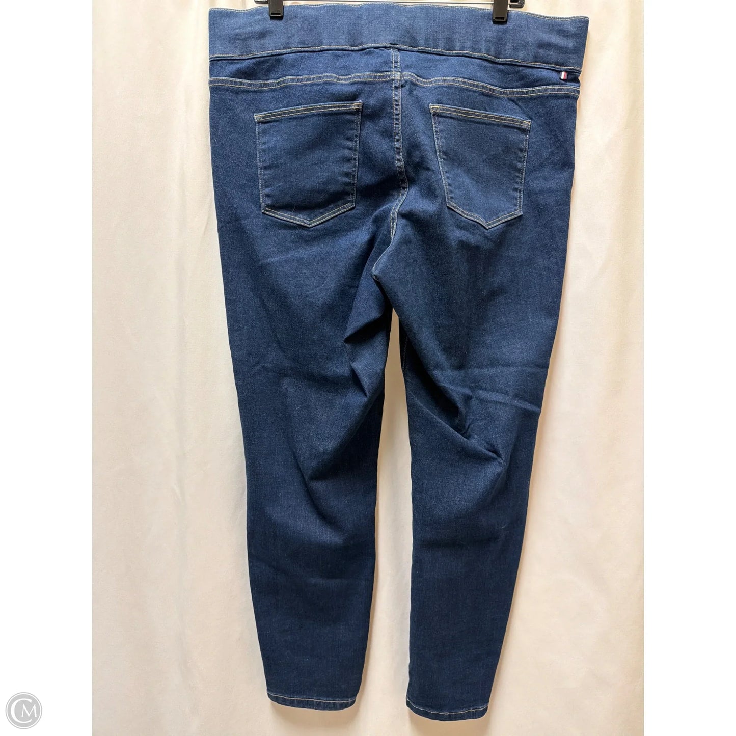 Jeans Straight By Tommy Hilfiger In Blue Denim, Size: 14