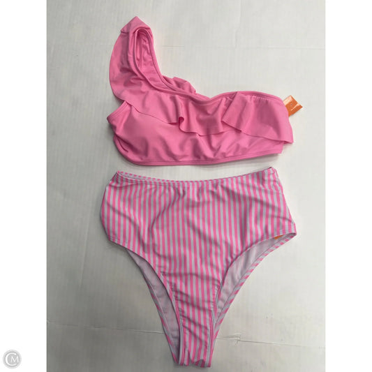 Swimsuit 2pc By Clothes Mentor In Pink, Size: M