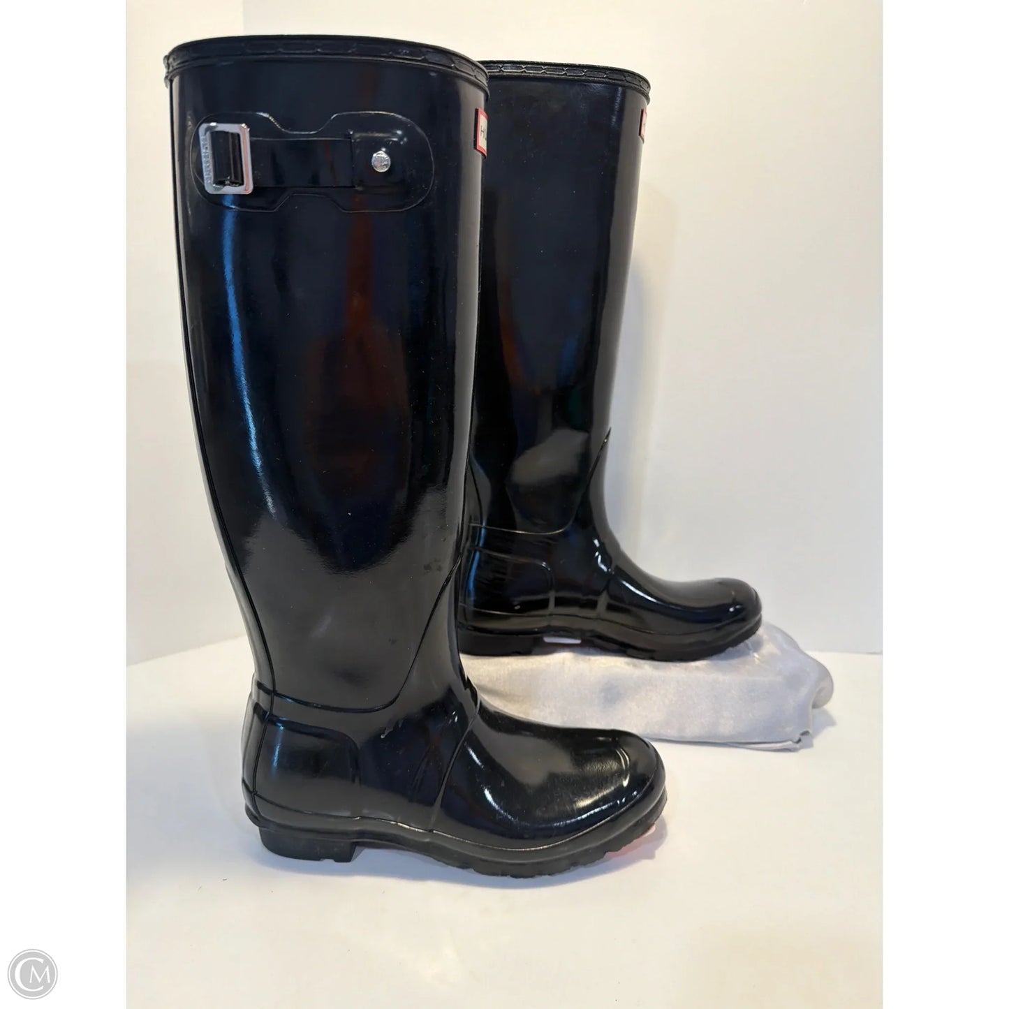 Boots Rain By Hunter In Black, Size: 8