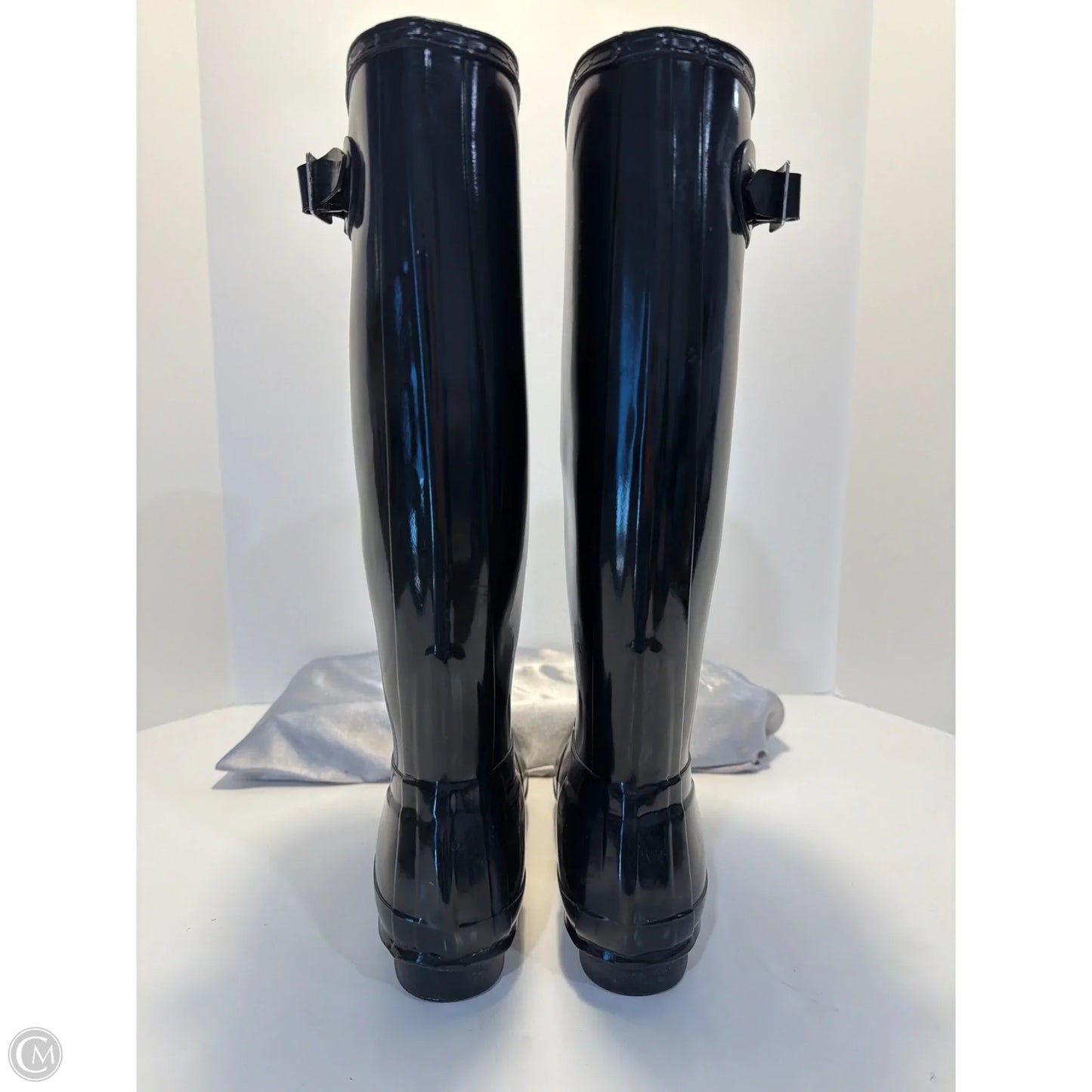 Boots Rain By Hunter In Black, Size: 8