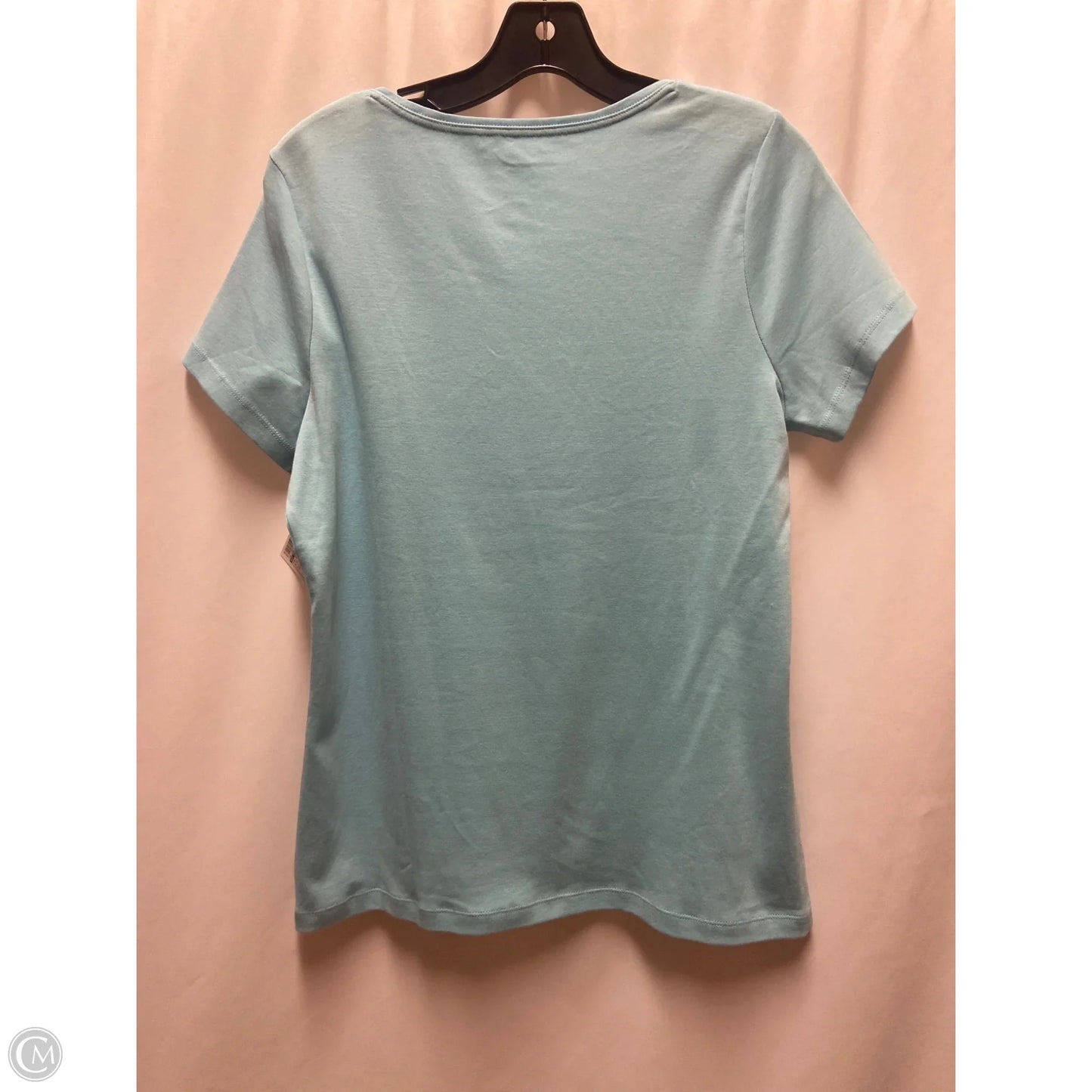 Top Short Sleeve By St Johns Bay In Blue, Size: L