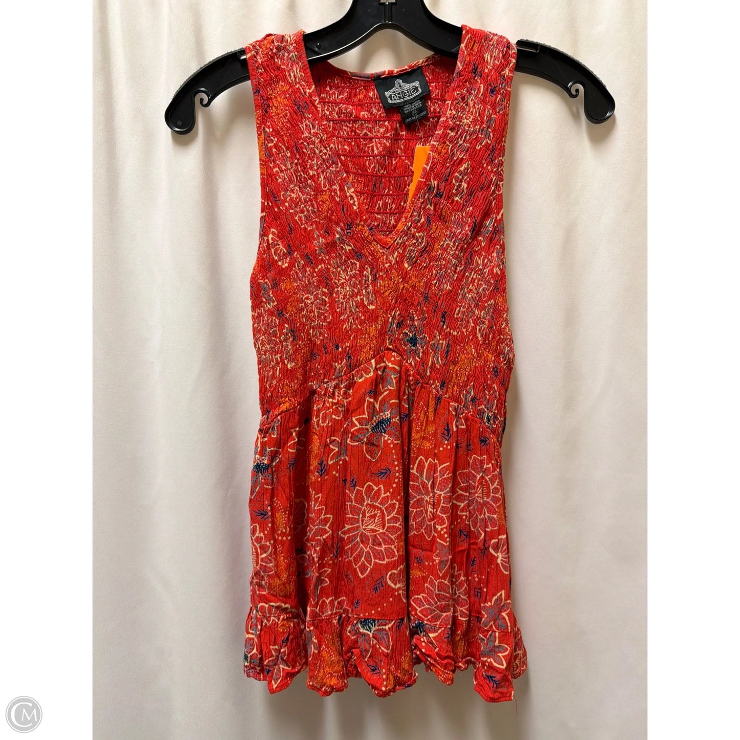 Top Sleeveless By Angie In Red, Size: M