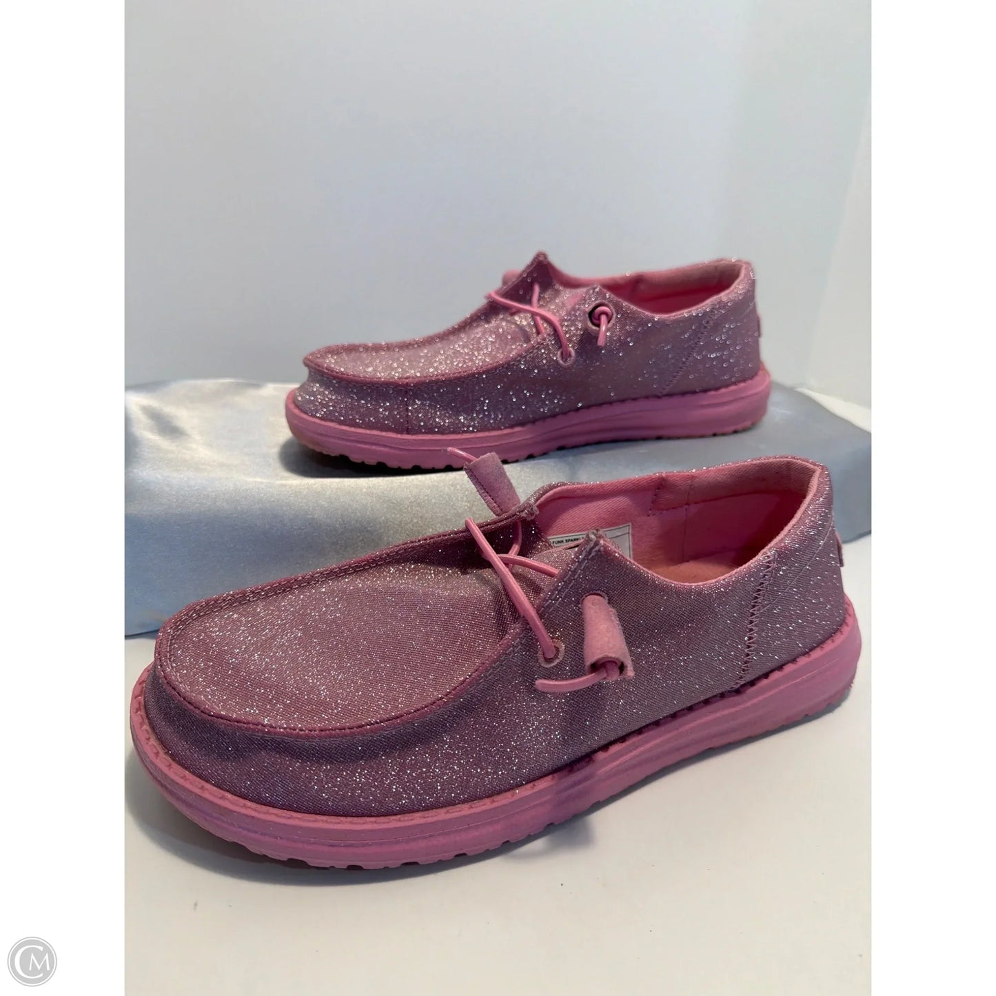 Shoes Flats By Hey Dude In Pink, Size: 8