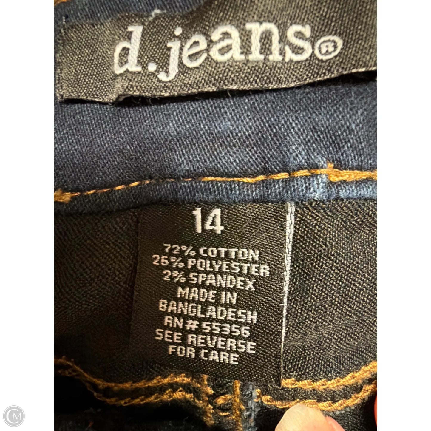 Shorts By D Jeans In Blue, Size: 14