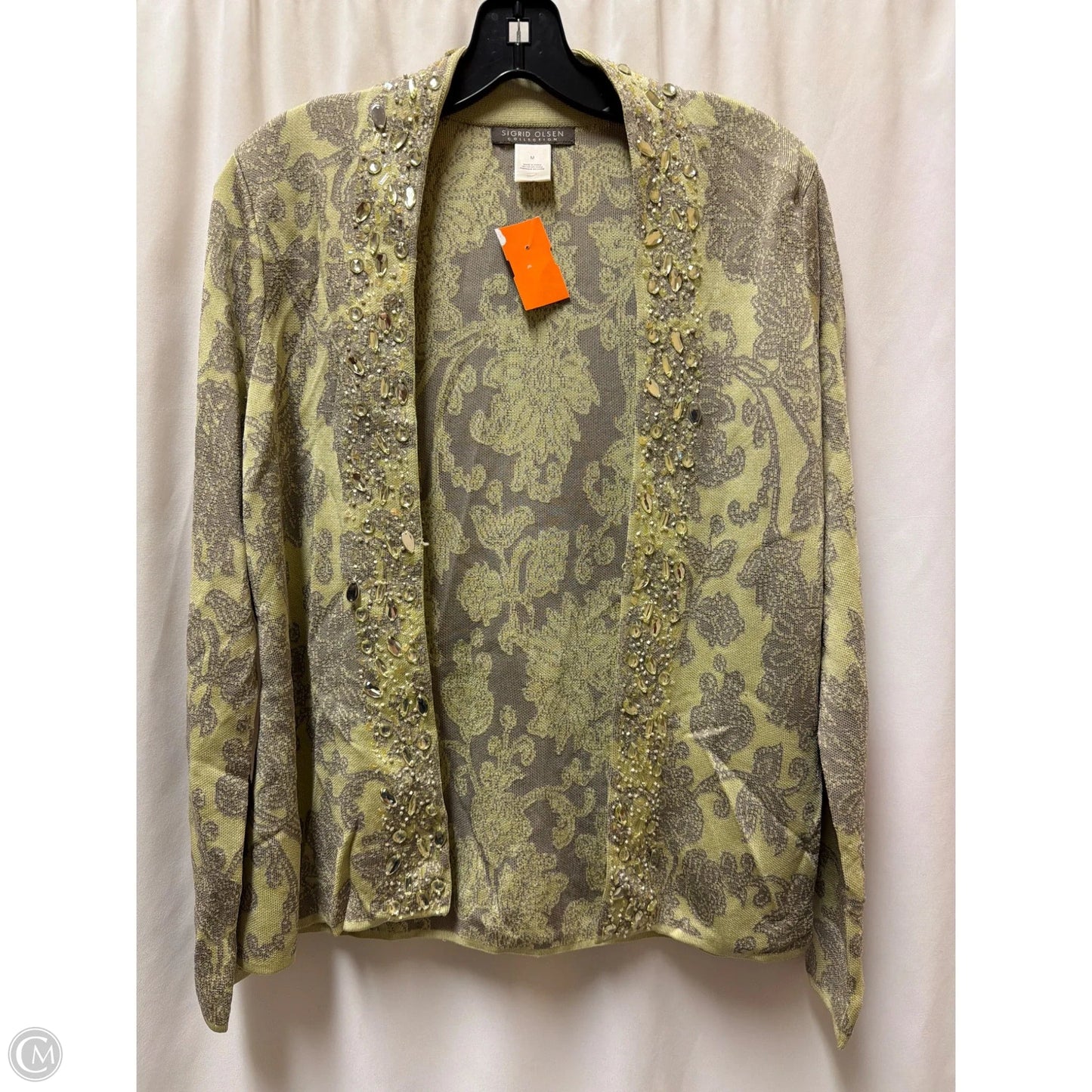 Cardigan By Sigrid Olsen In Green, Size: M