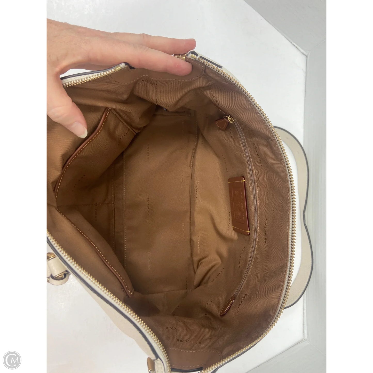 Handbag Designer By Coach, Size: Large