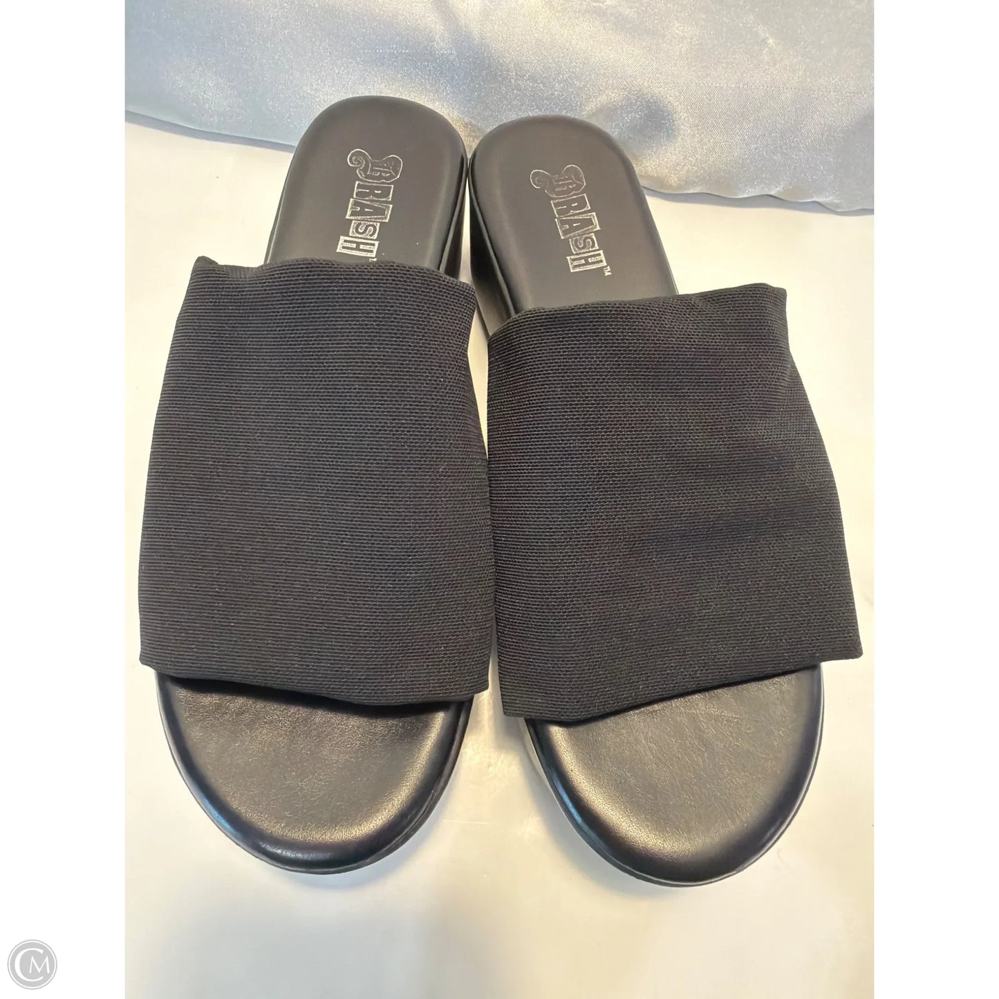 Sandals Heels Platform By Brash In Black, Size: 6