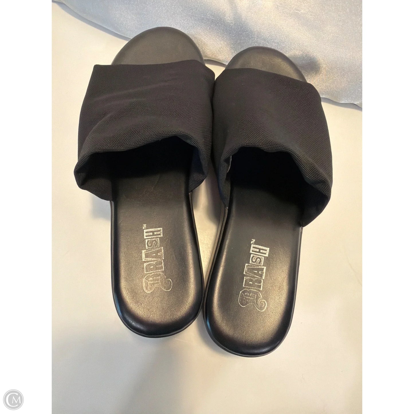 Sandals Heels Platform By Brash In Black, Size: 6