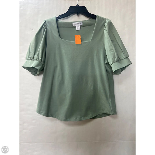 Top Short Sleeve By Bailey 44 In Green, Size: L