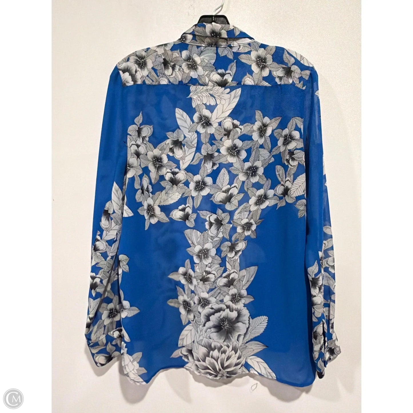 Top Long Sleeve By Clothes Mentor In Blue, Size: S
