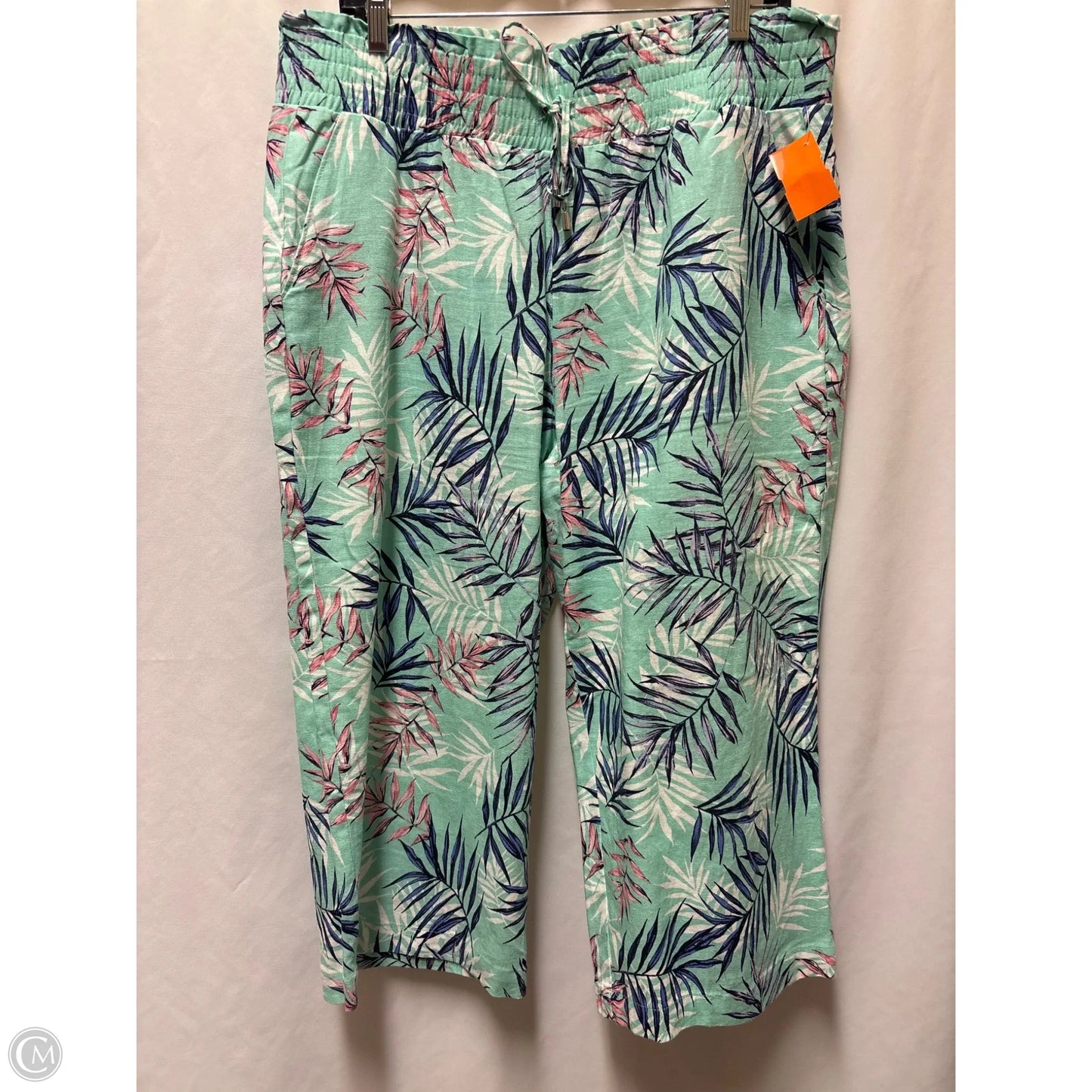 Capris By Clothes Mentor In Green, Size: L