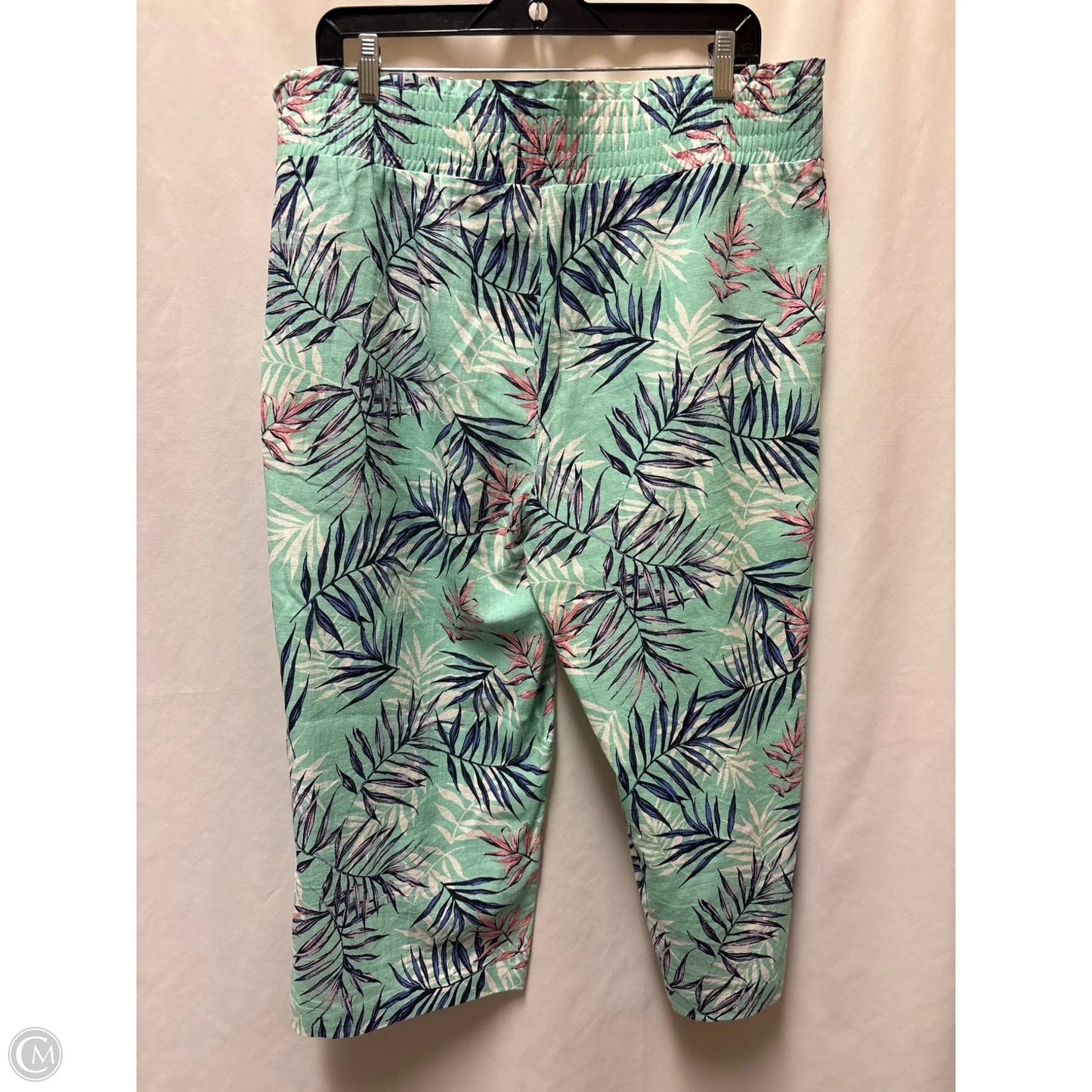 Capris By Clothes Mentor In Green, Size: L