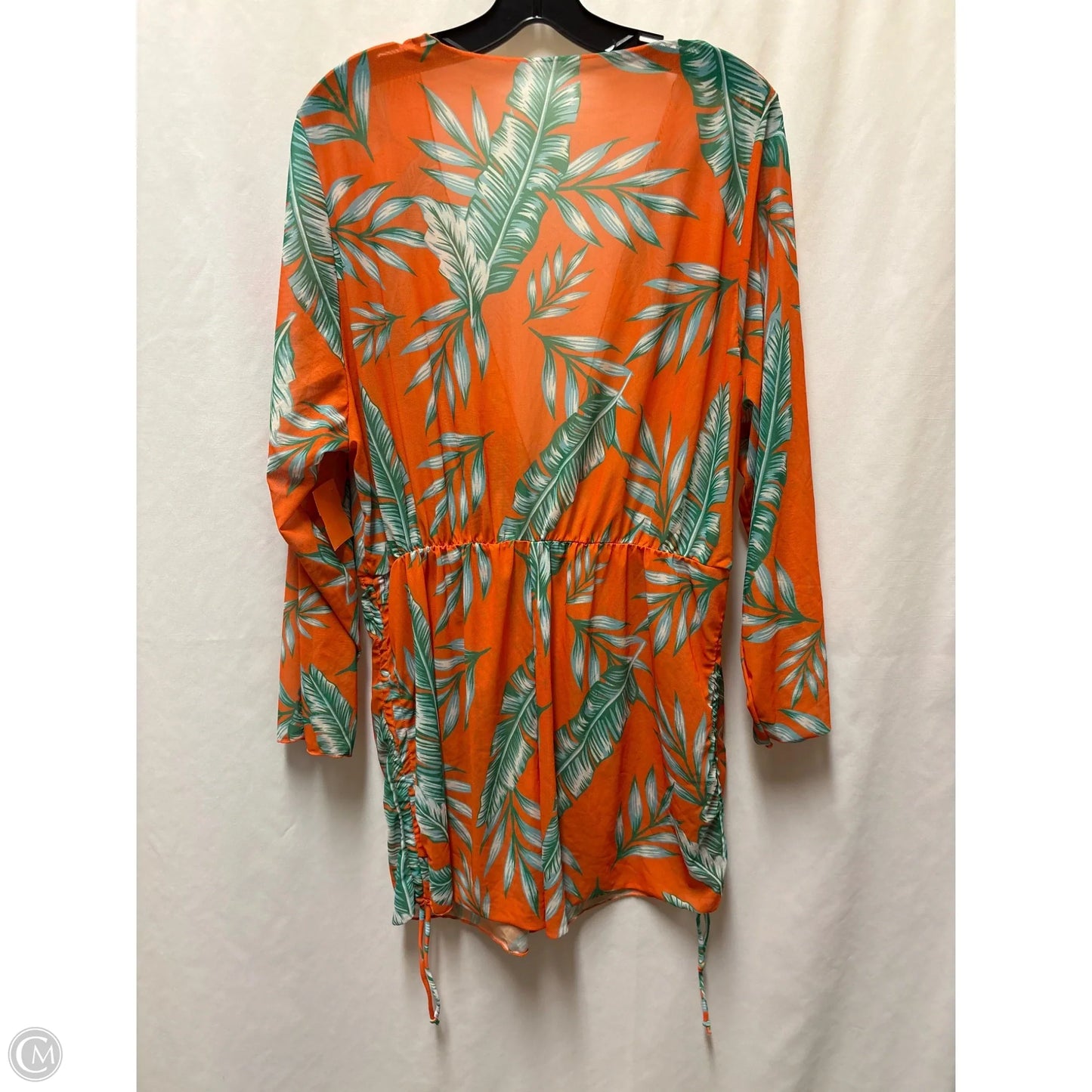 Swimwear Cover-up By Clothes Mentor In Orange, Size: Osfm