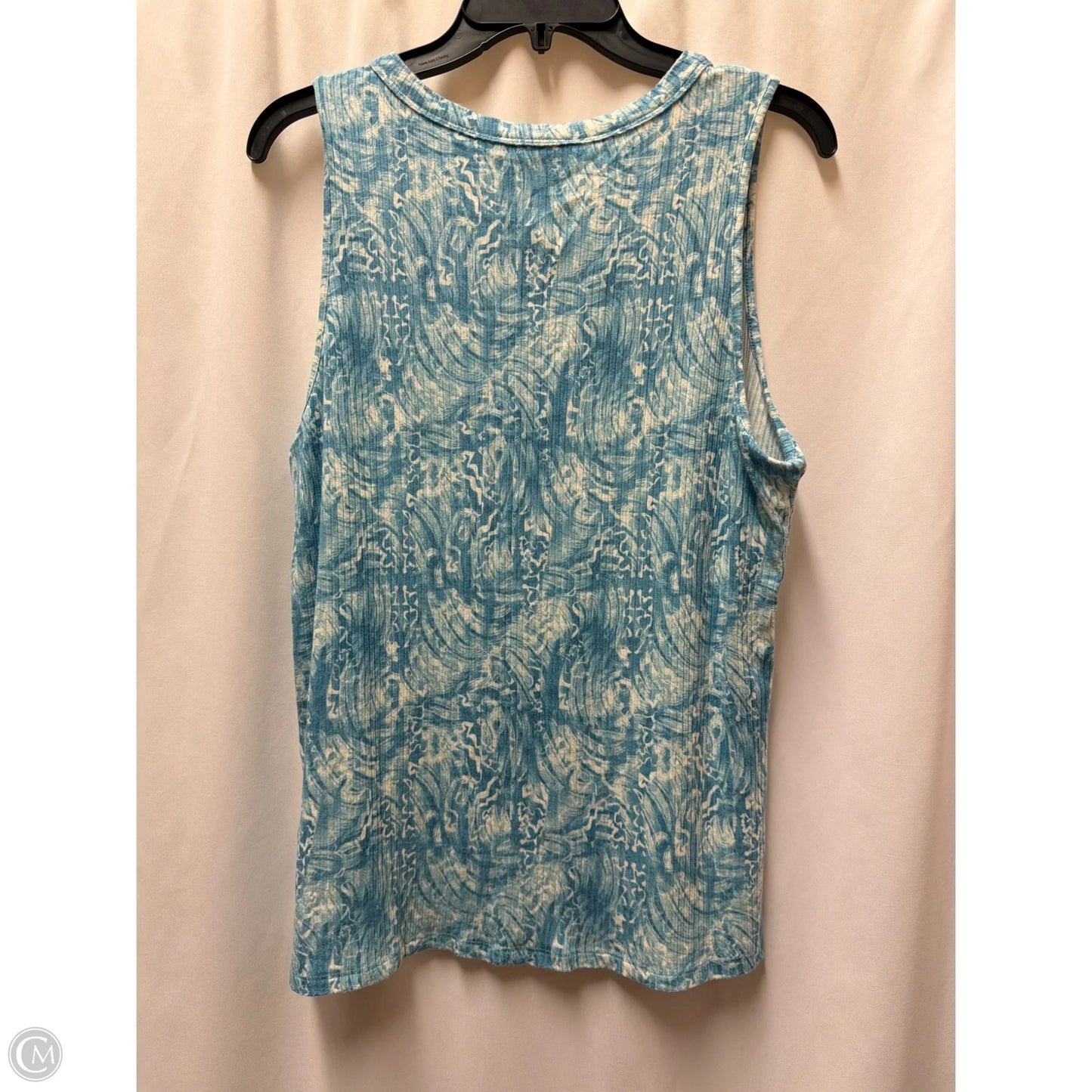 Tank Top By Clothes Mentor In Blue, Size: L