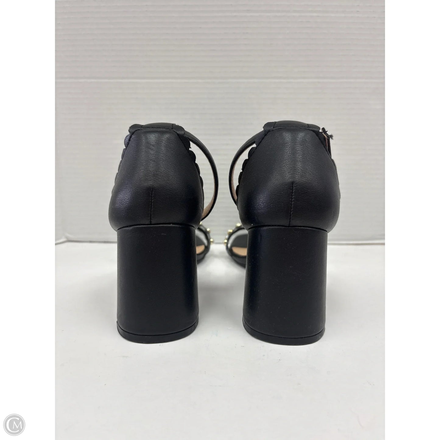 Sandals Heels Block By Cato In Black, Size: 9