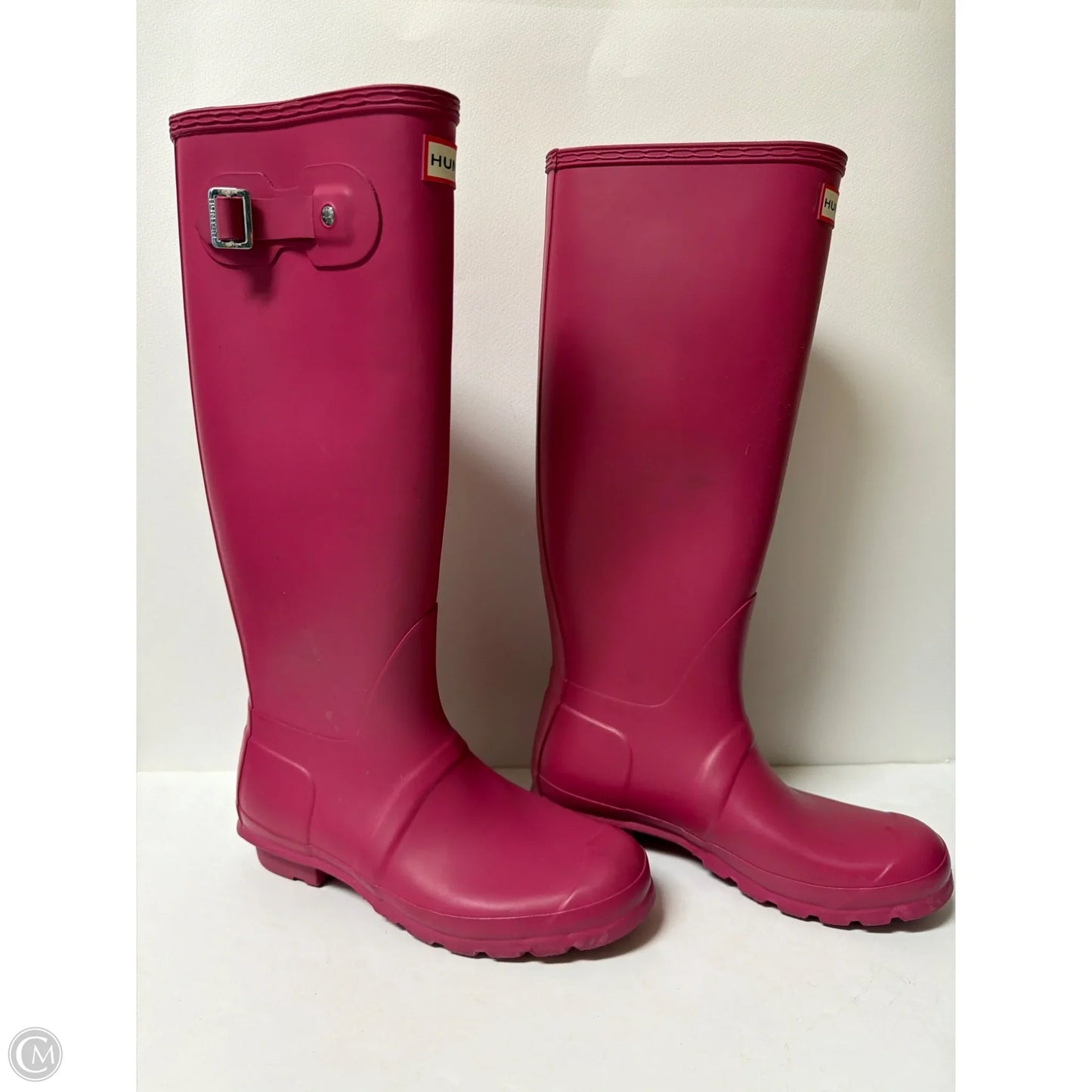 Boots Rain By Hunter In Pink, Size: 8