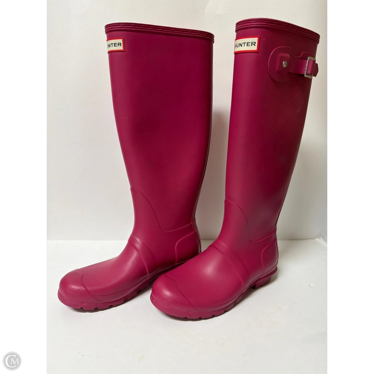 Boots Rain By Hunter In Pink, Size: 8
