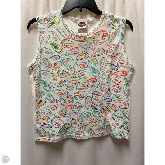 Top Sleeveless By Harley Davidson In White, Size: Xl
