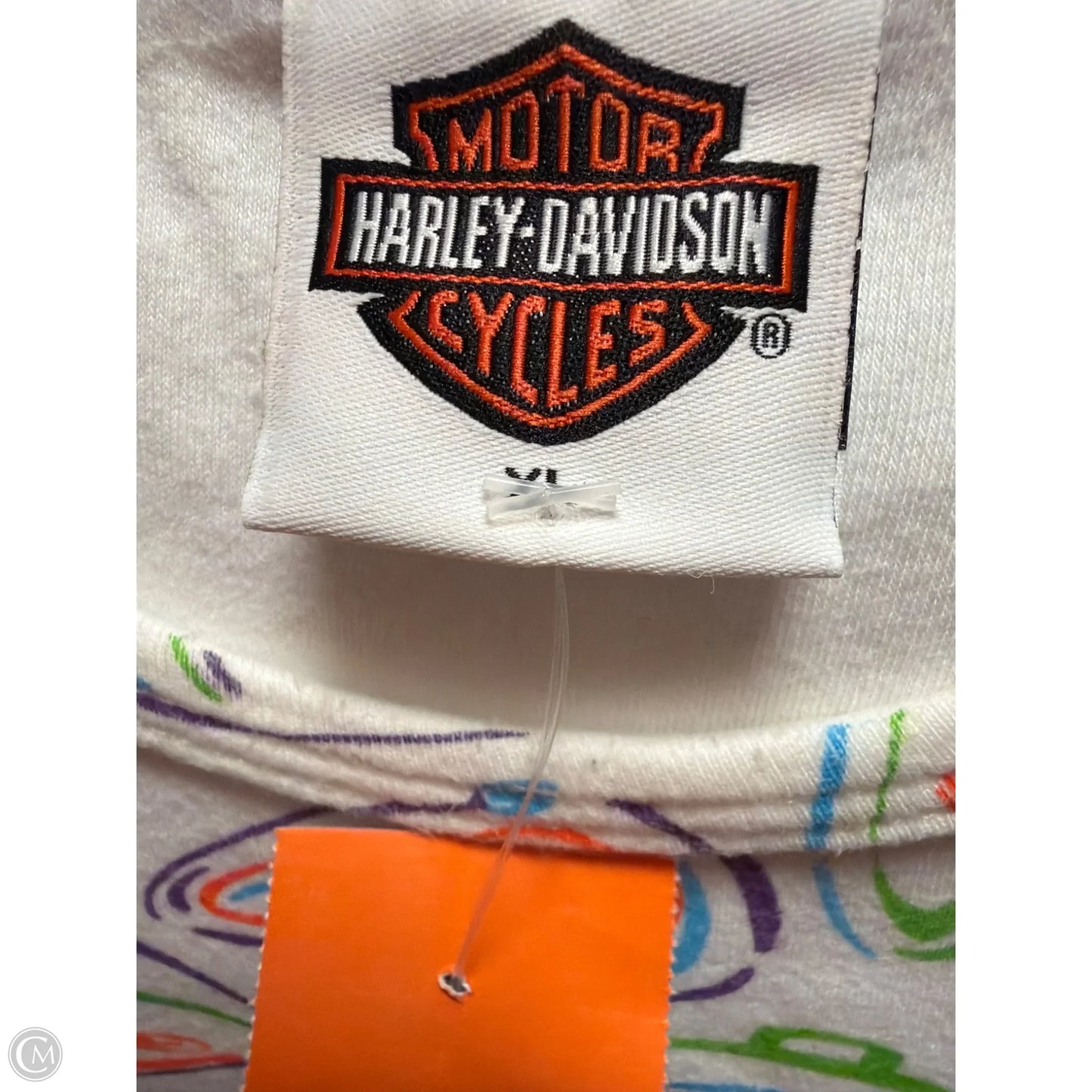 Top Sleeveless By Harley Davidson In White, Size: Xl