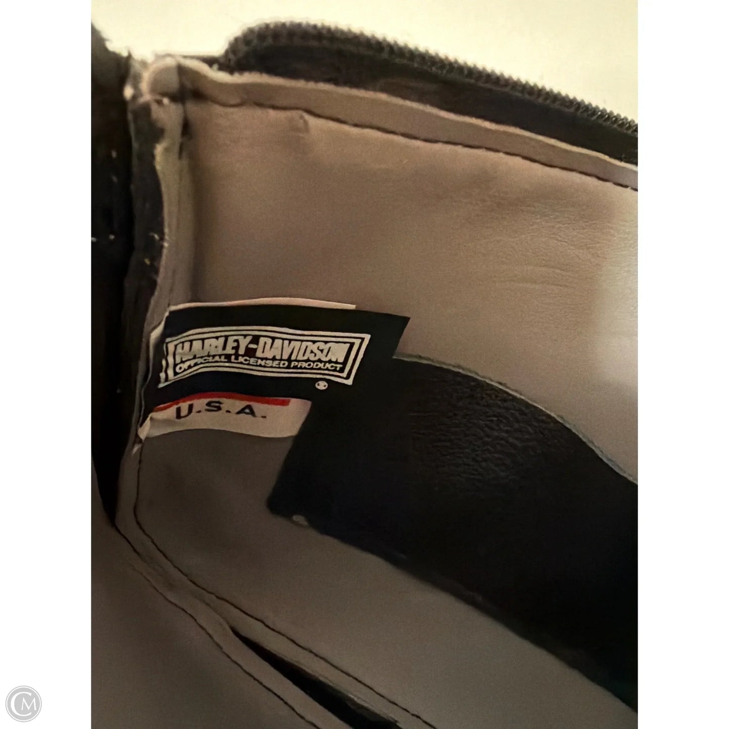 Handbag Leather By Harley Davidson, Size: Small