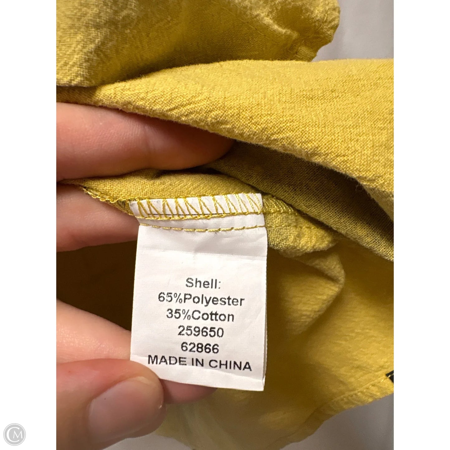 Top Long Sleeve By Clothes Mentor In Black & Yellow, Size: L