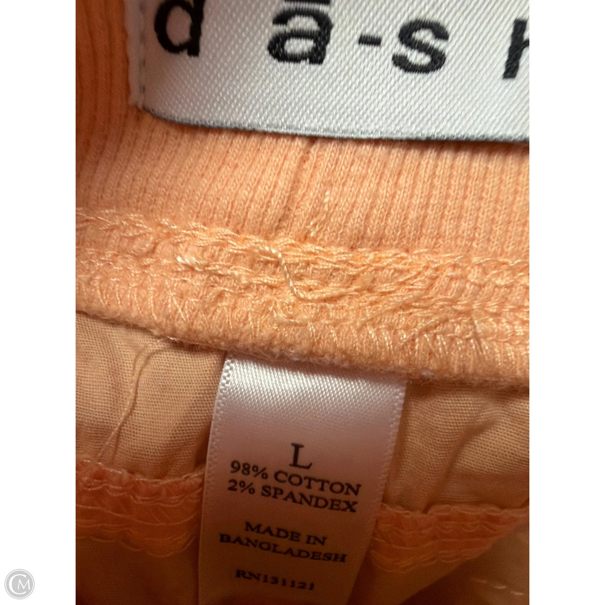 Shorts By Dash In Peach, Size: L