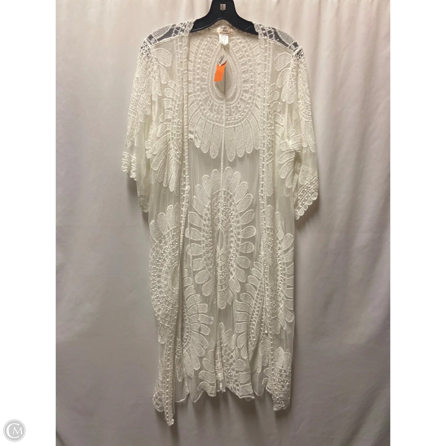Swimwear Cover-up By Clothes Mentor In White, Size: Osfm