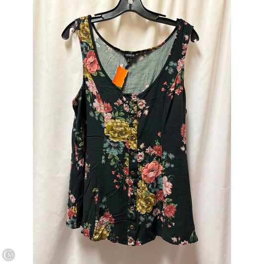 Top Sleeveless By Torrid In Black, Size: L