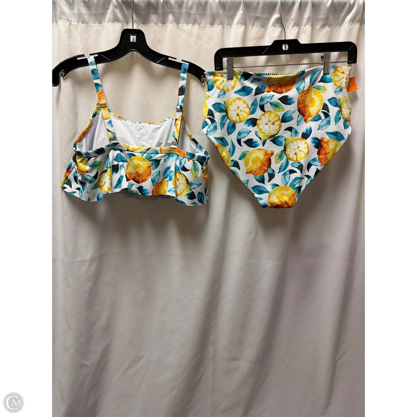 Swimsuit 2pc By Clothes Mentor In Yellow, Size: L