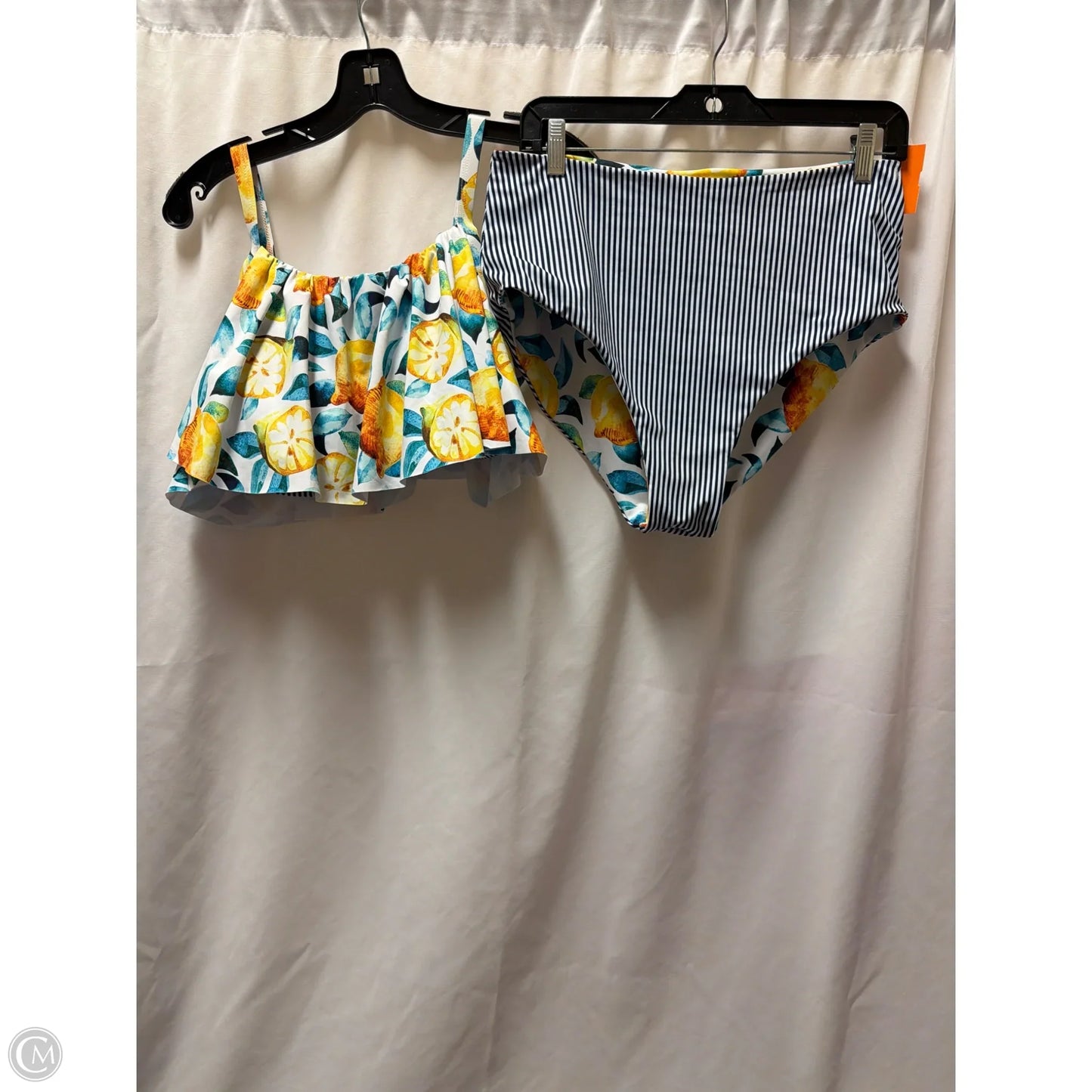 Swimsuit 2pc By Clothes Mentor In Yellow, Size: L