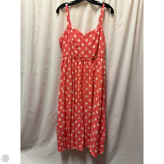 Dress Casual Midi By Torrid In Pink, Size: L