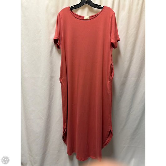 Dress Casual Midi By Clothes Mentor In Mauve, Size: S
