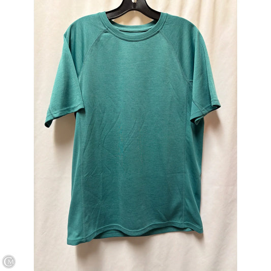 Athletic Top Short Sleeve By Bcg In Teal, Size: S