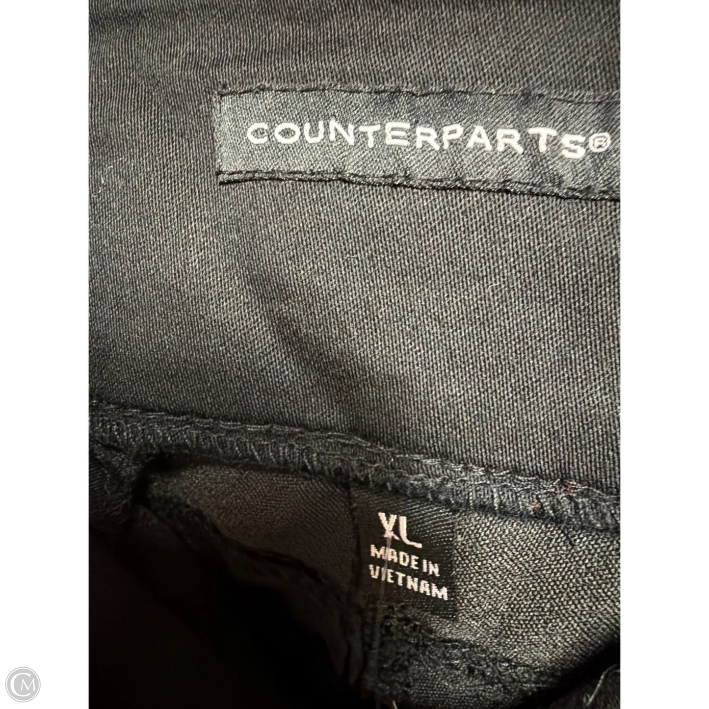 Shorts By Counterparts In Black, Size: Xl