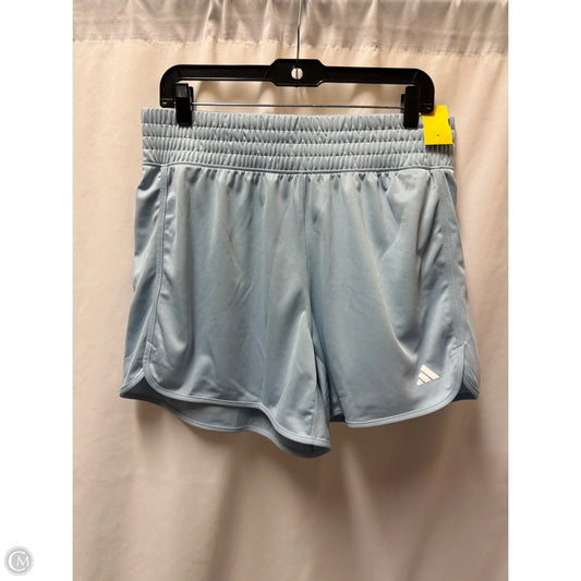 Athletic Shorts By Adidas In Blue, Size: L