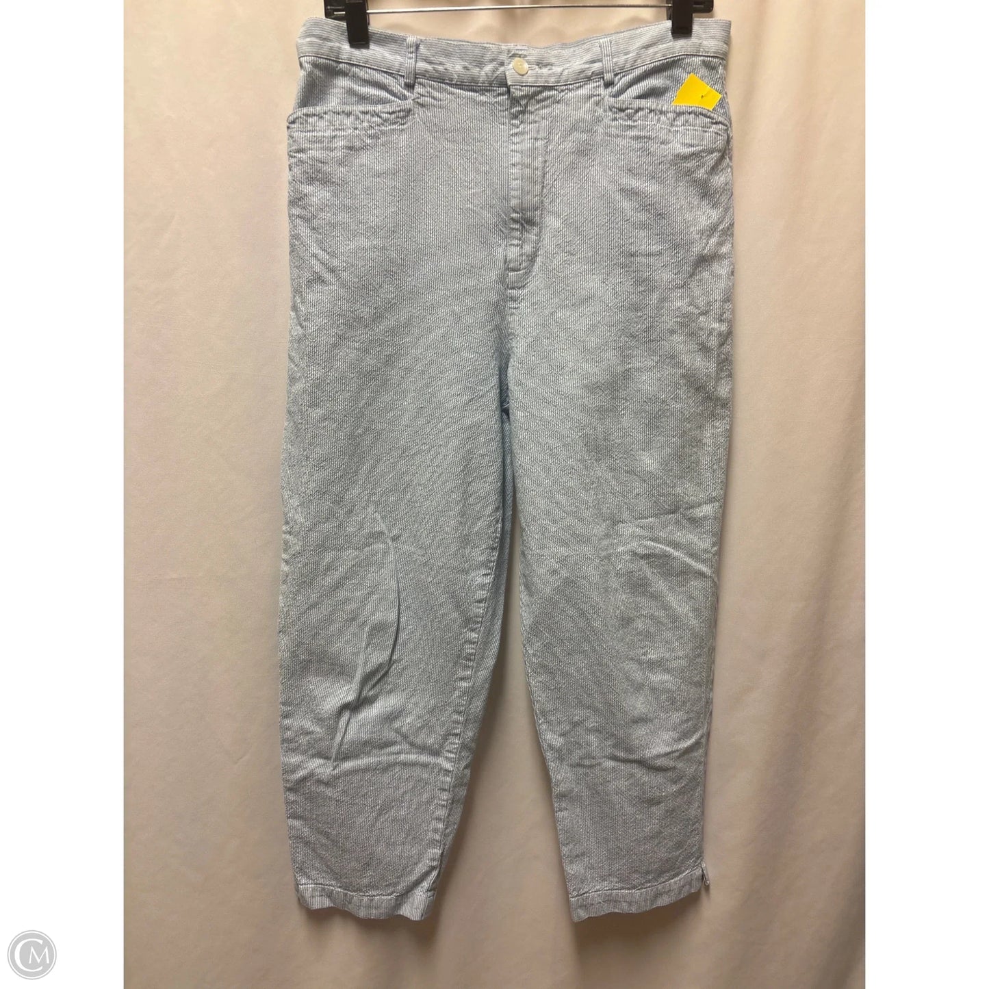 Pants Other By Talbots In Blue & White, Size: 12