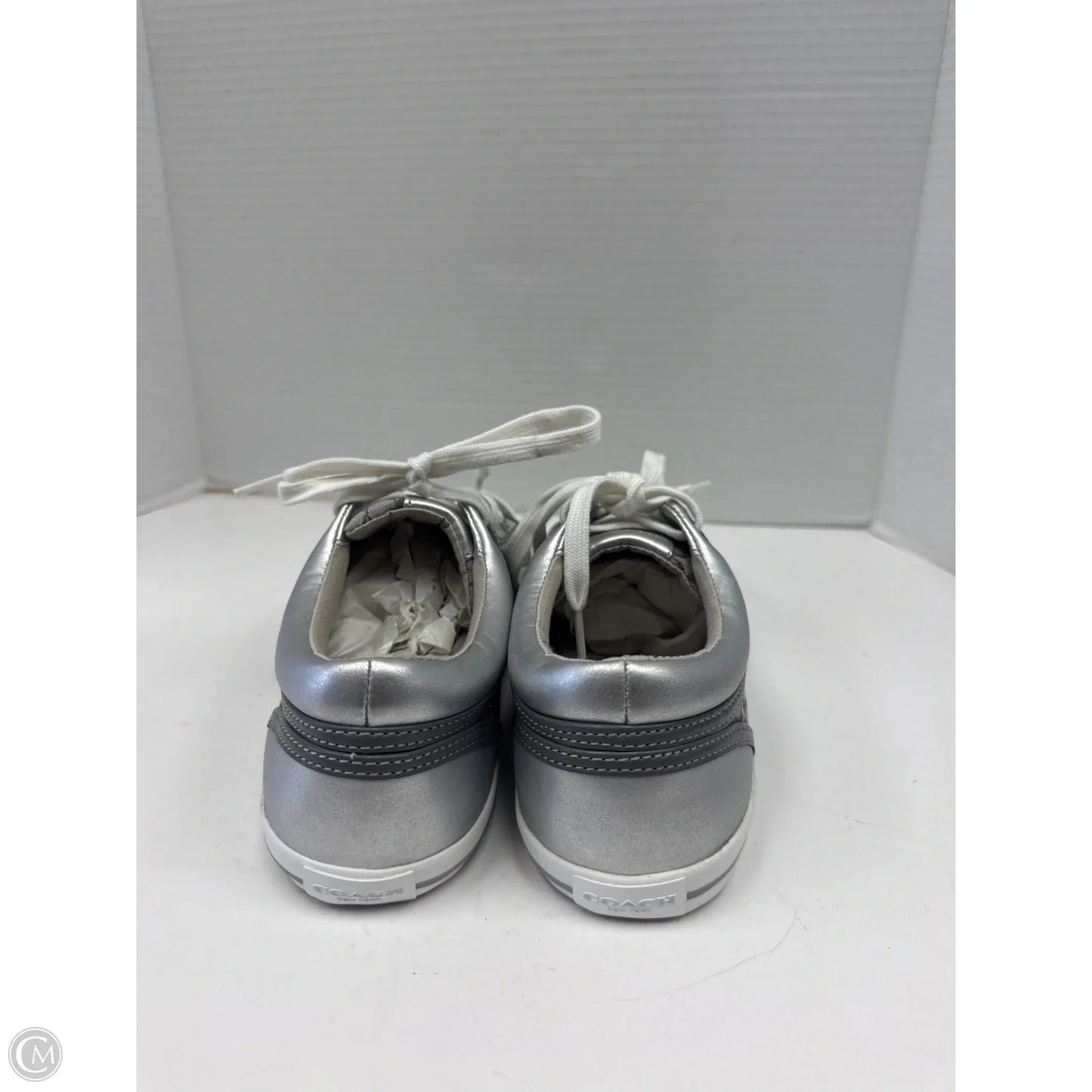 Shoes Designer By Coach In Grey, Size: 9
