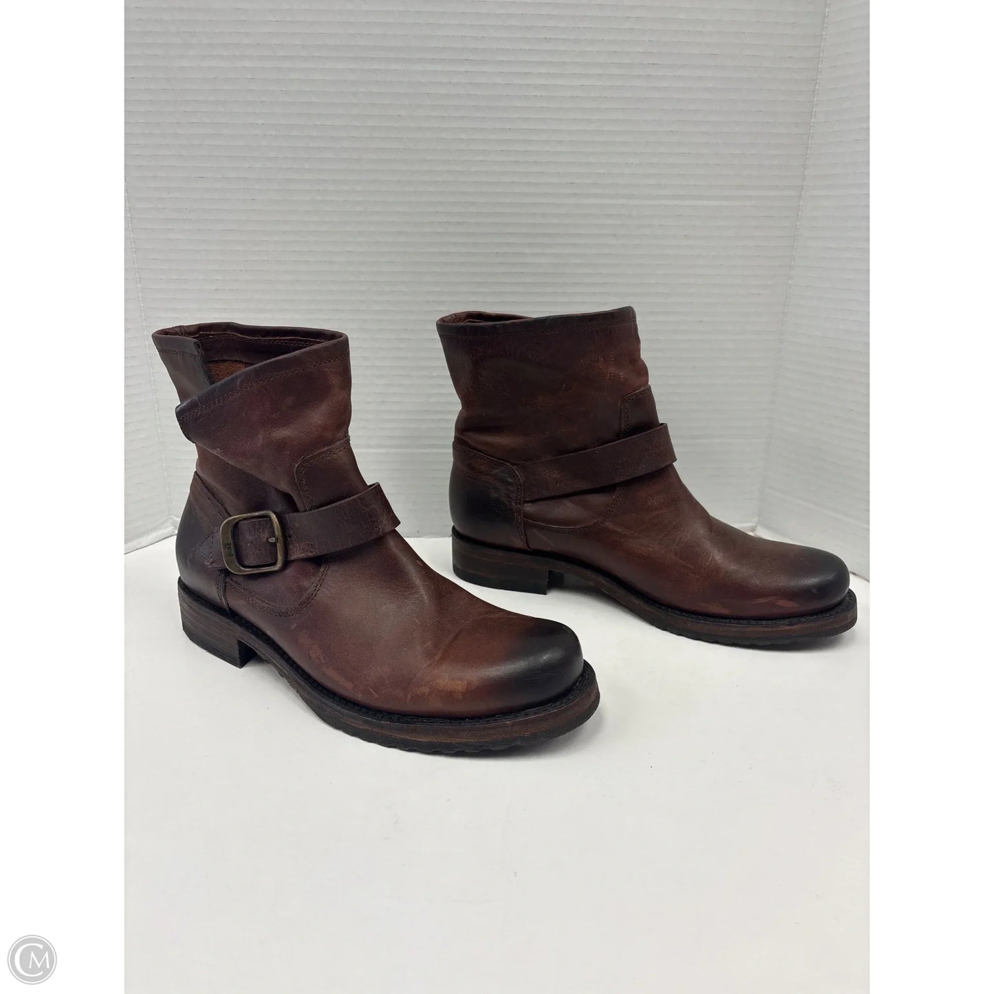 Boots Designer By Frye In Brown, Size: 8