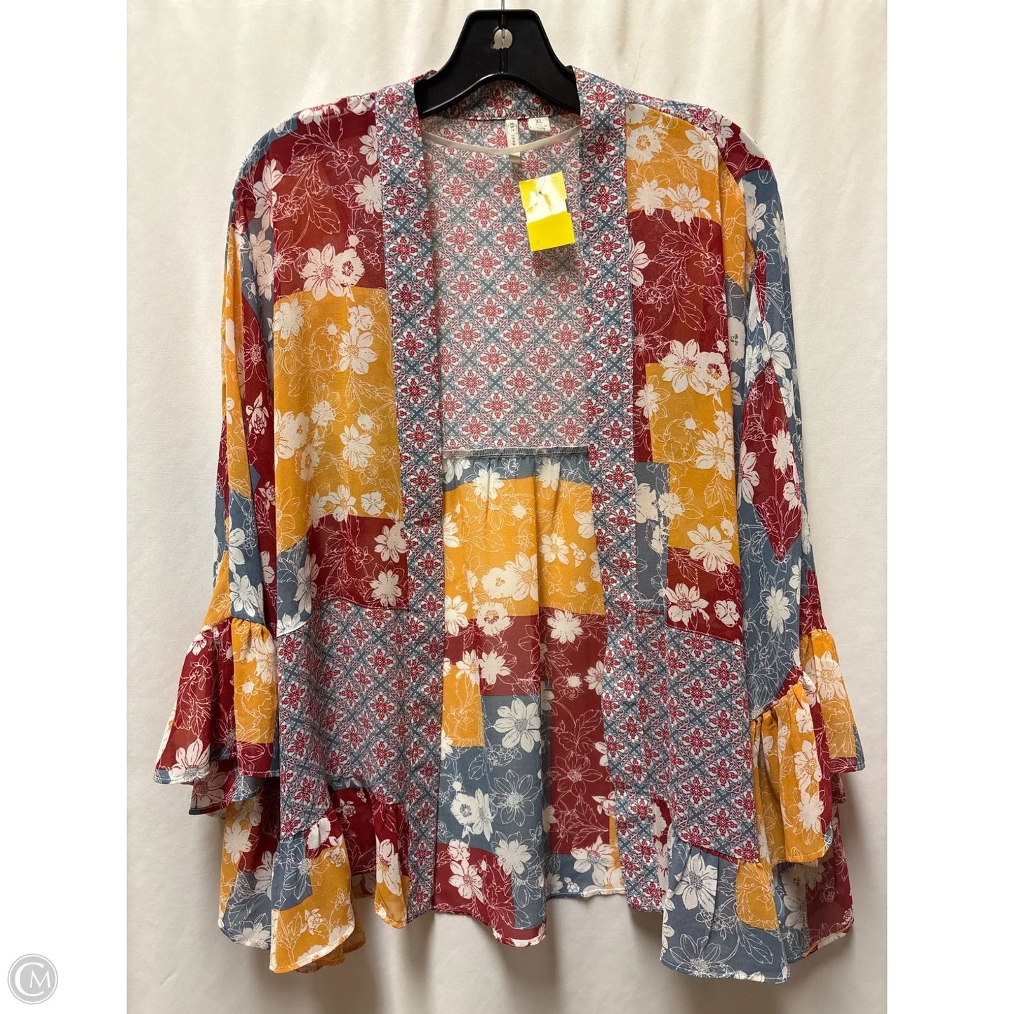 Swimwear Cover-up By Cato In Yellow, Size: Xl