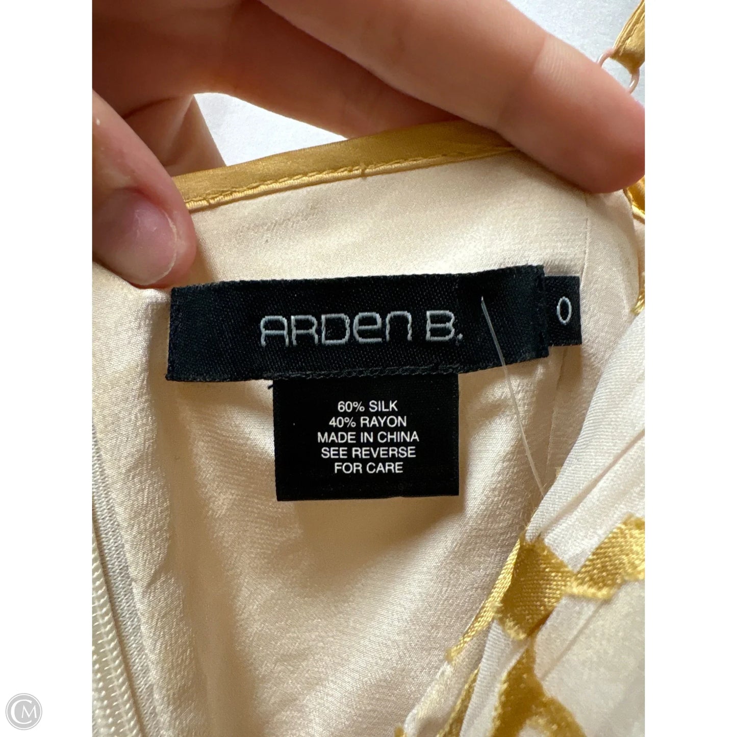 Dress Casual Short By Arden B In Gold, Size: 0