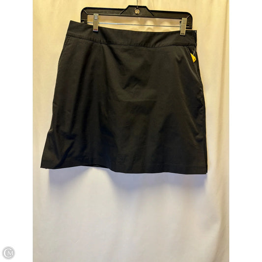 Athletic Skirt By Adidas In Black, Size: 10