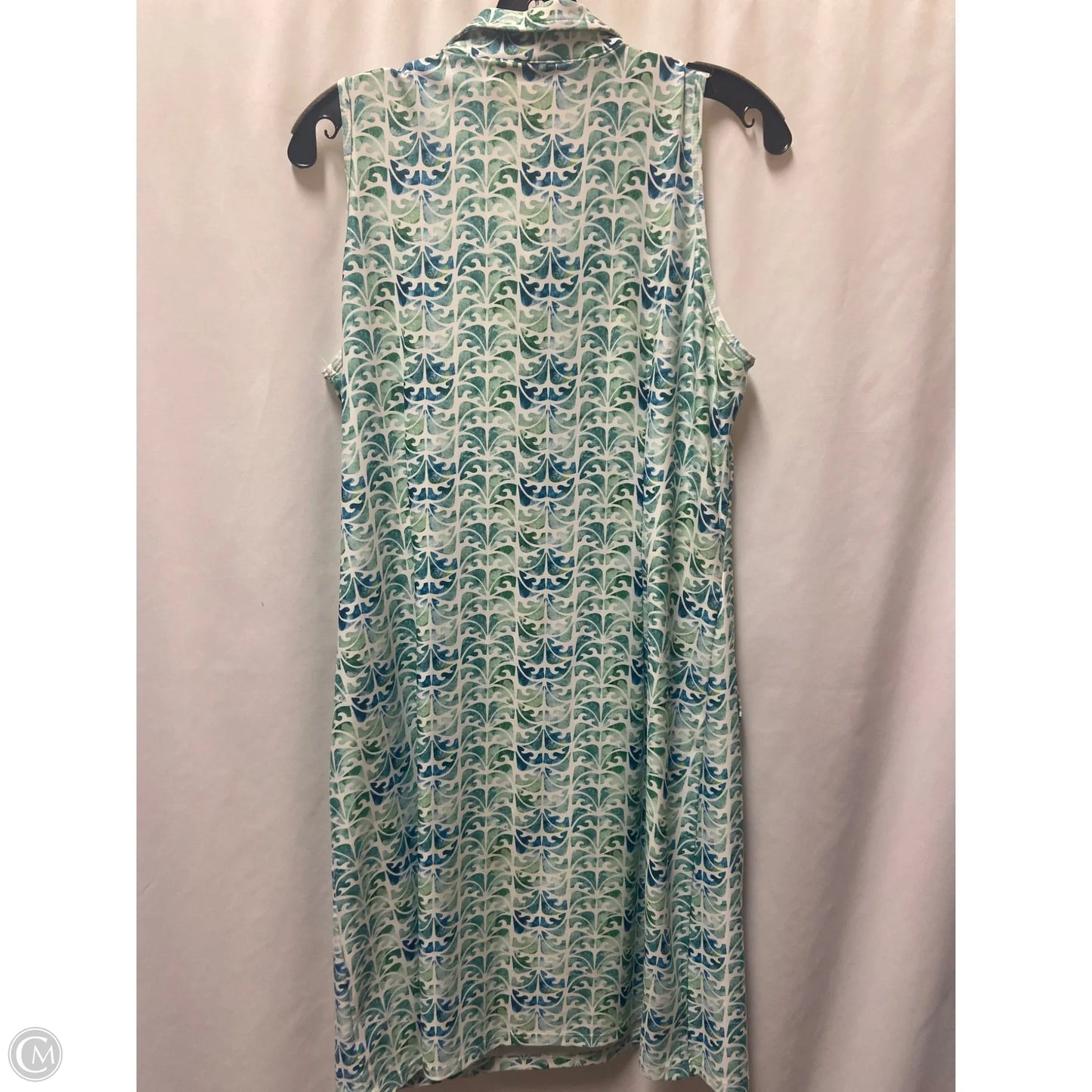 Dress Set 2pc By Clothes Mentor In Blue & Green, Size: L