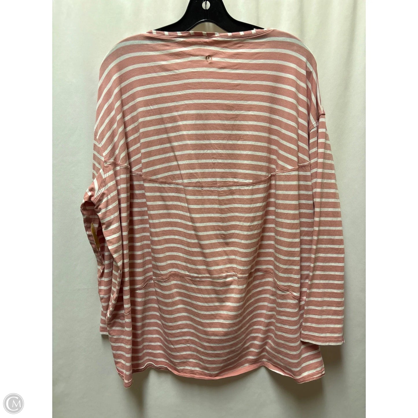 Top Long Sleeve By Lululemon In Pink, Size: L